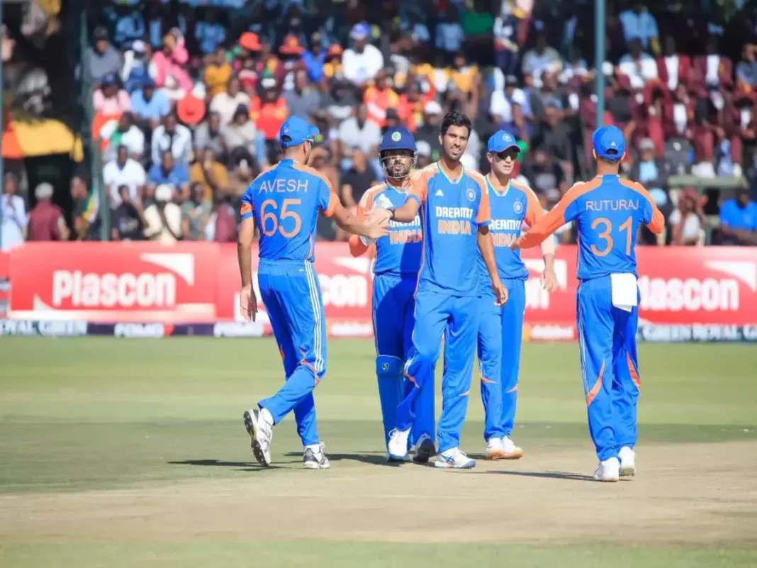 ZIM Vs IND: India Is Ahead By 2-1 In This Five Match Series.