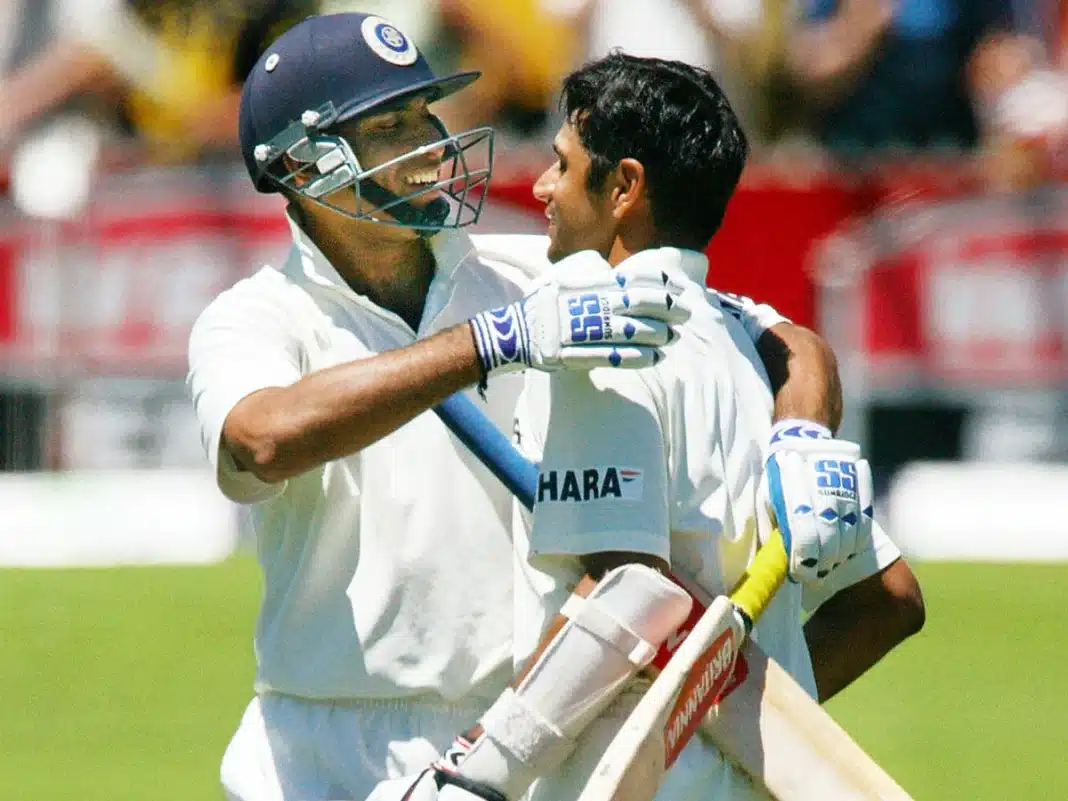 AUS Vs IND: VVS And Dravid Shared A Partnership Of 303 Runs In Adelaide Oval. Image Source - Twitter.