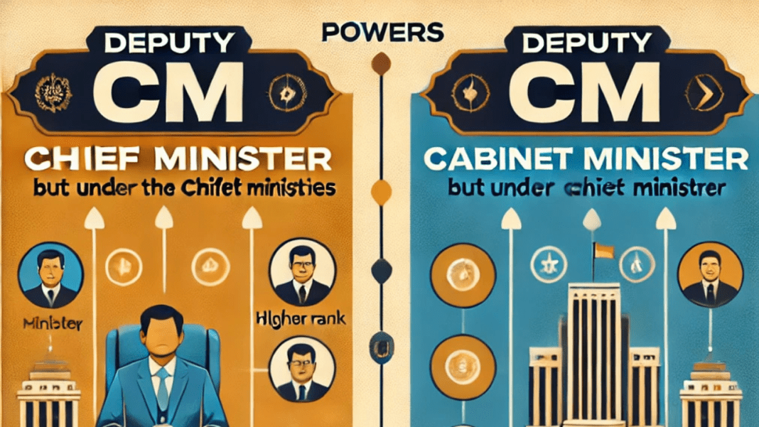 Deputy CM More Powerful Than a Cabinet Minister