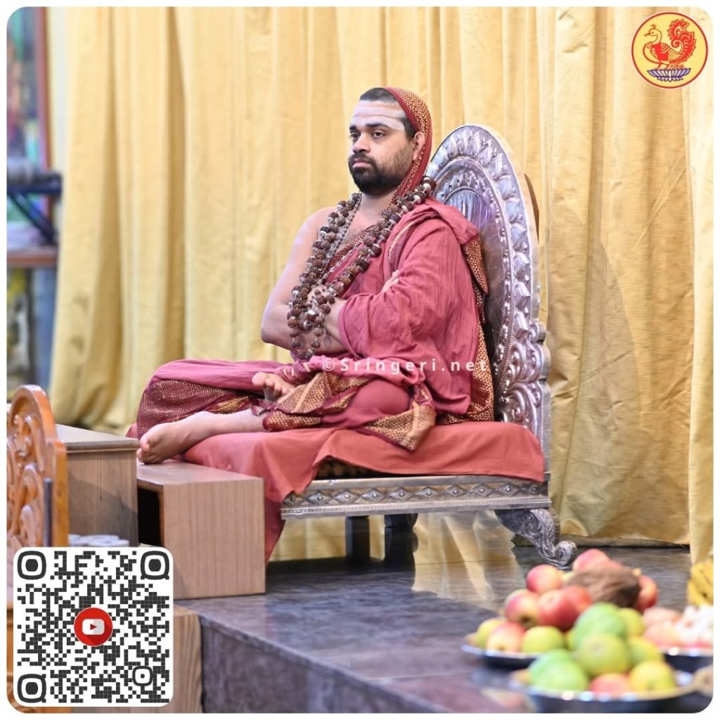 Shankaracharya Visits JNU, Pays Tribute at Vidyaranya Statue and Delivers Vedanta Lecture 5 97254