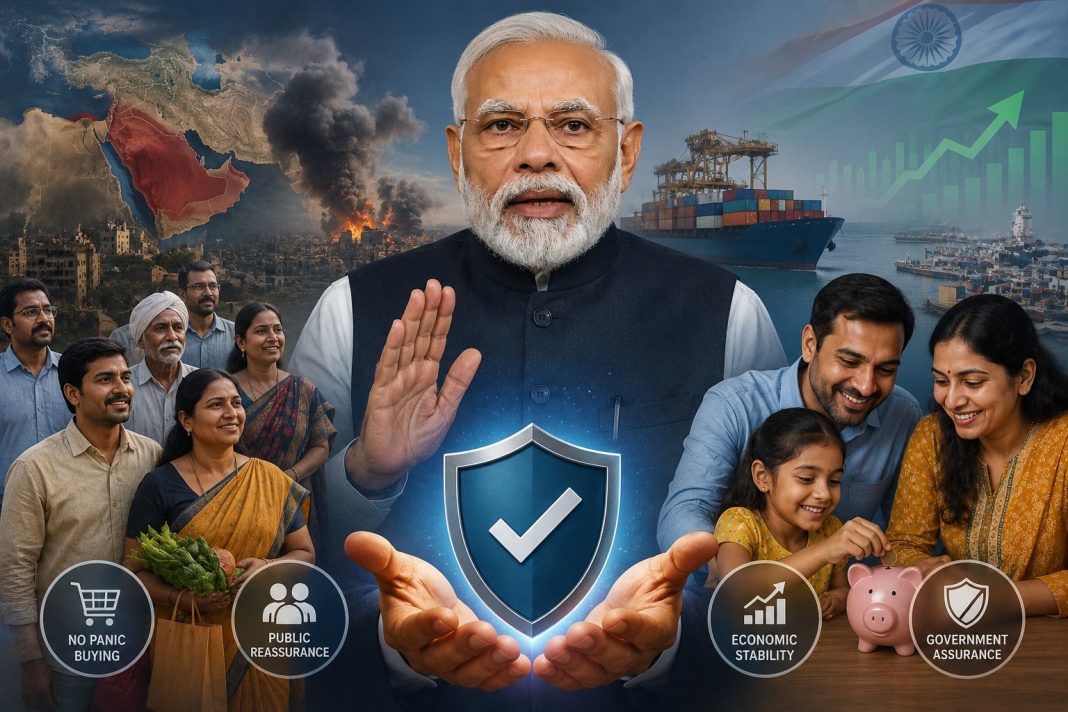 ‘Don’t Panic Buy’: Govt Calms Public After PM Modi Raises Concerns Over West Asia Crisis