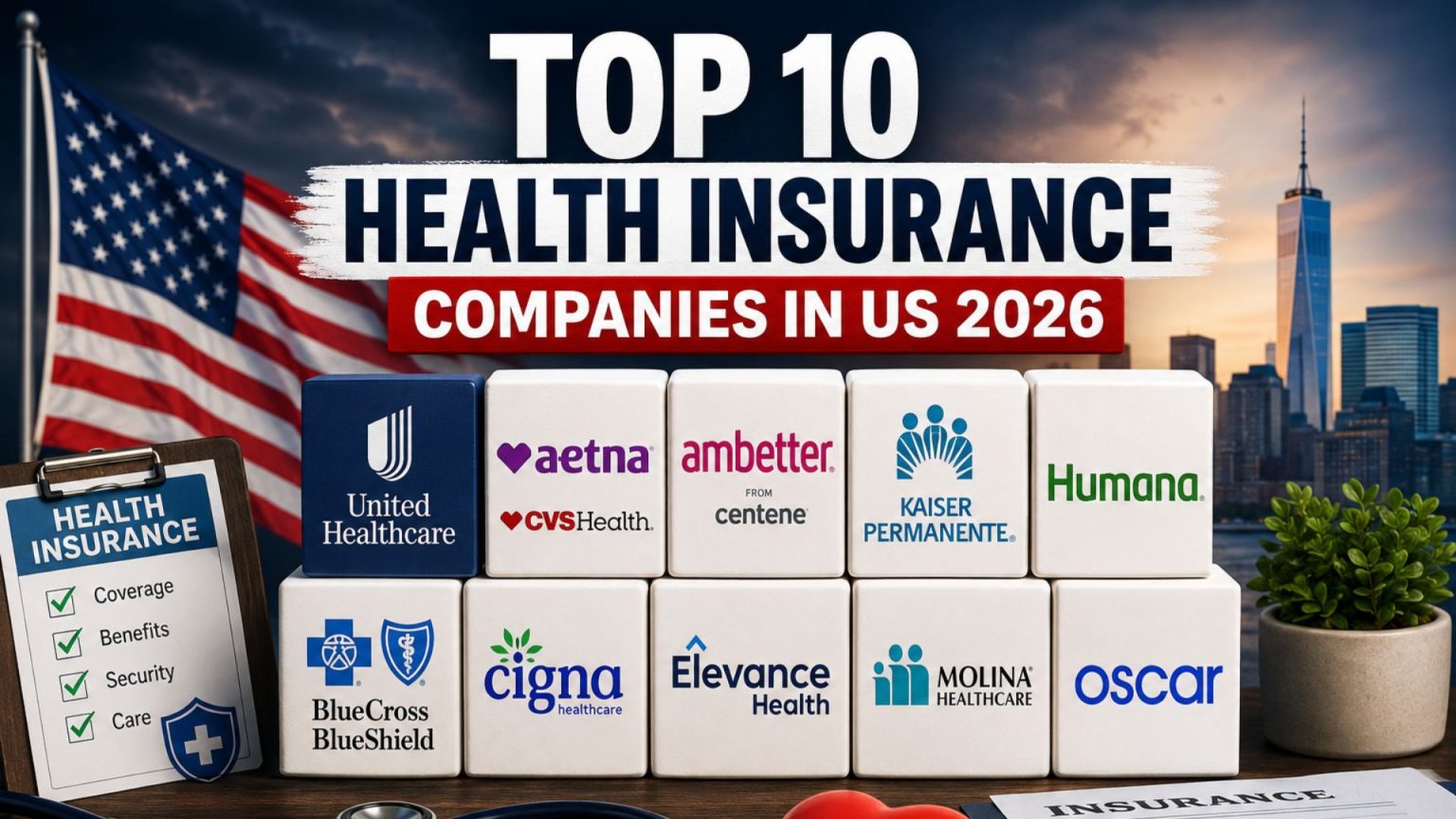 Top 10 Health Insurance Companies in US 2026: Full Compariso