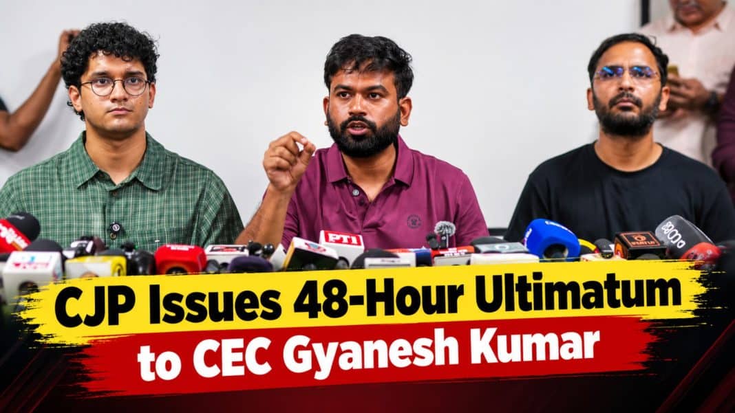 CJP Issues 48-Hour Ultimatum: New Delhi, September 24, 2026 — The Cockroach Janata Party (CJP) escalated its political confrontational campaign against the Election Commission of India (ECI) on Thursday, issuing a strict 48-hour ultimatum to Chief Election Commissioner (CEC) Gyanesh Kumar to resign from his constitutional position.